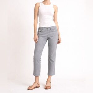 Miu Miu Gray Ankle Cropped Jeans